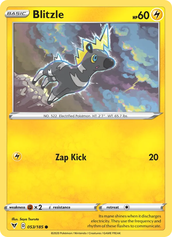 Blitzle - Vivid Voltage Pokemon Card