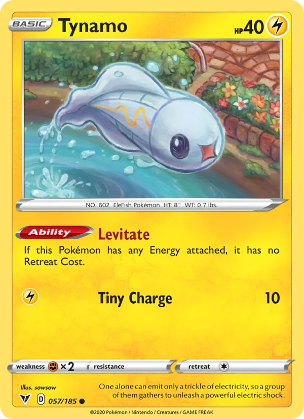 Tynamo - Vivid Voltage Pokemon Card