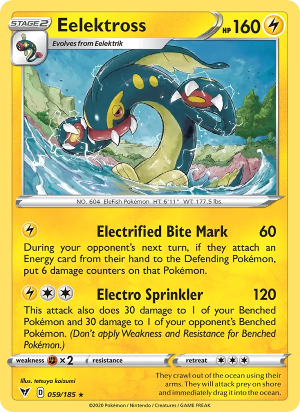 Eelektross - Vivid Voltage Pokemon Card