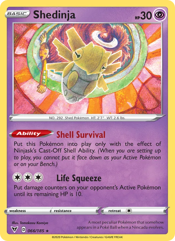 Shedinja - Vivid Voltage Pokemon Card