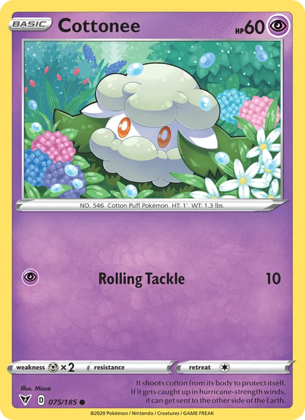 Cottonee - Vivid Voltage Pokemon Card