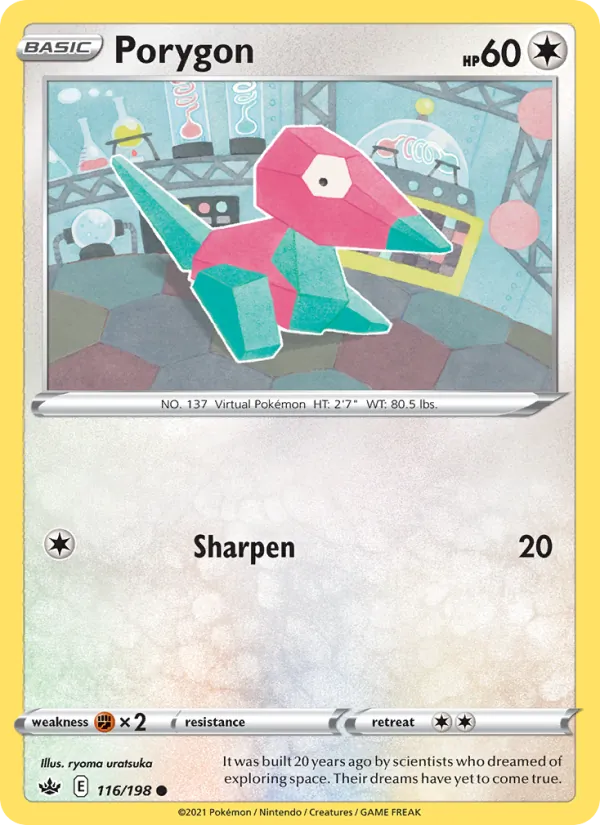 Porygon - Chilling Reign Pokemon Card