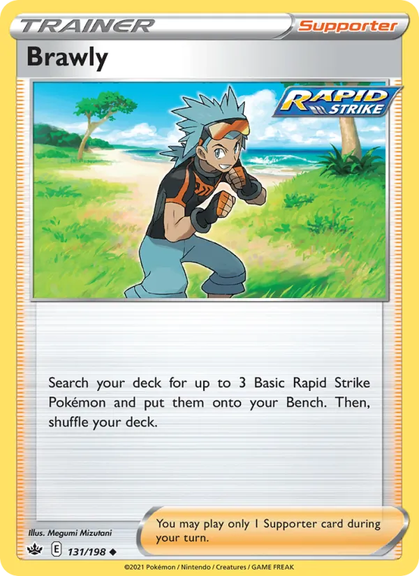 Brawly - Chilling Reign Pokemon Card