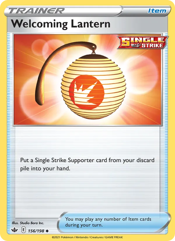 Welcoming Lantern - Chilling Reign Pokemon Card