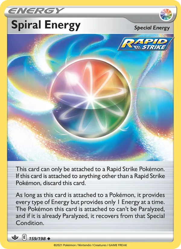 Spiral Energy - Chilling Reign Pokemon Card