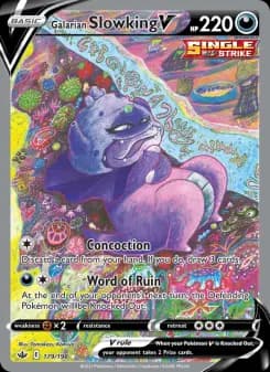 Galarian Slowking V - Chilling Reign