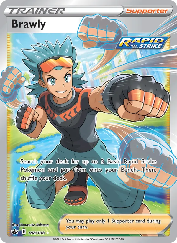 Brawly - Chilling Reign Pokemon Card