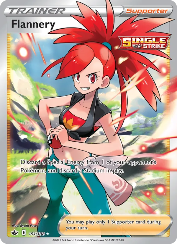 Flannery - Chilling Reign Pokemon Card