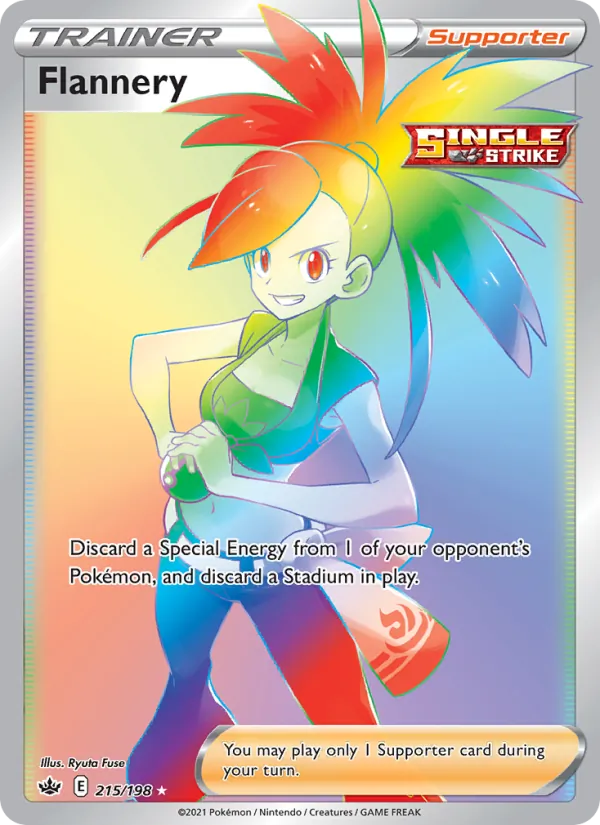 Flannery - Chilling Reign Pokemon Card