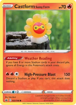 Castform Sunny Form - Chilling Reign