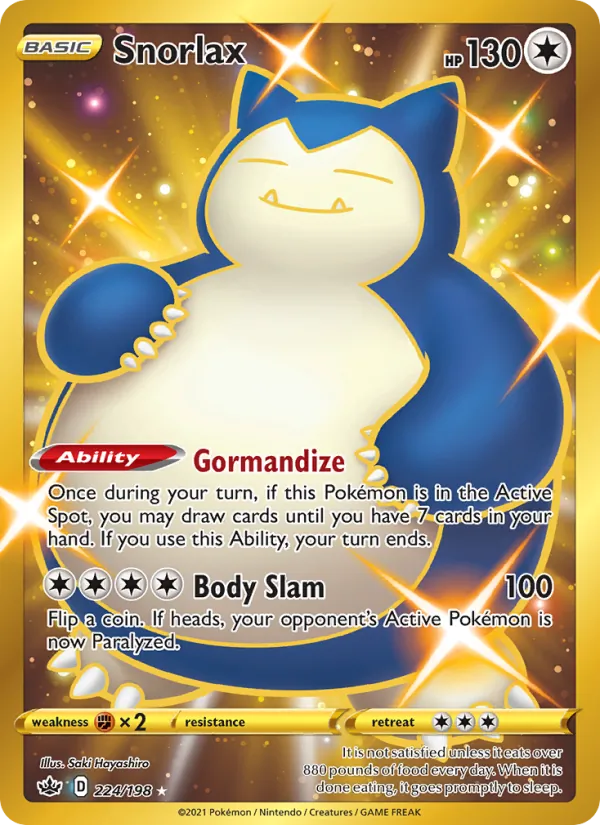 Snorlax - Chilling Reign Pokemon Card