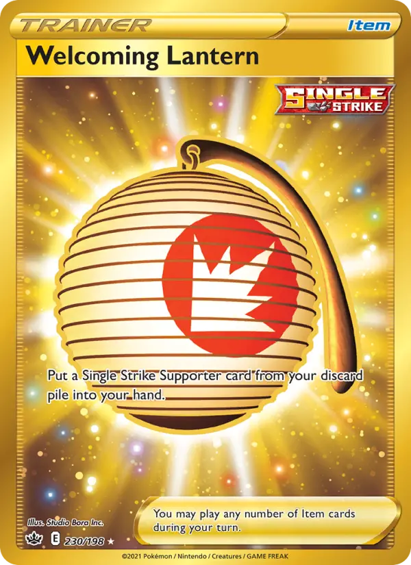 Welcoming Lantern - Chilling Reign Pokemon Card