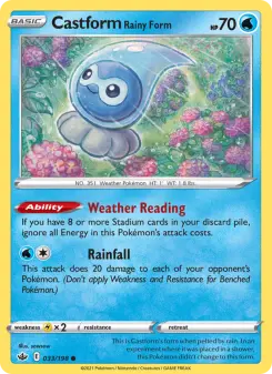 Castform Rainy Form - Chilling Reign