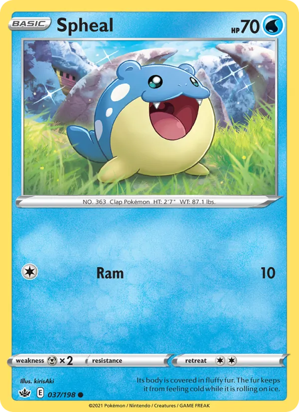Spheal - Chilling Reign Pokemon Card