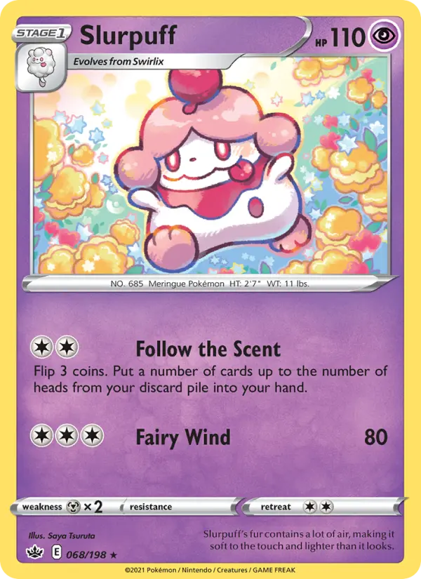 Slurpuff - Chilling Reign Pokemon Card