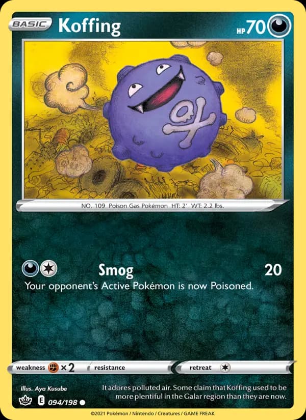 Koffing - Chilling Reign Pokemon Card