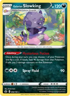 Galarian Slowking - Chilling Reign