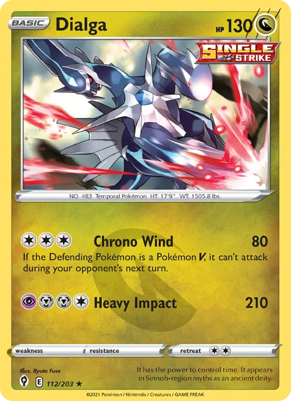 Dialga - Evolving Skies Pokemon Card