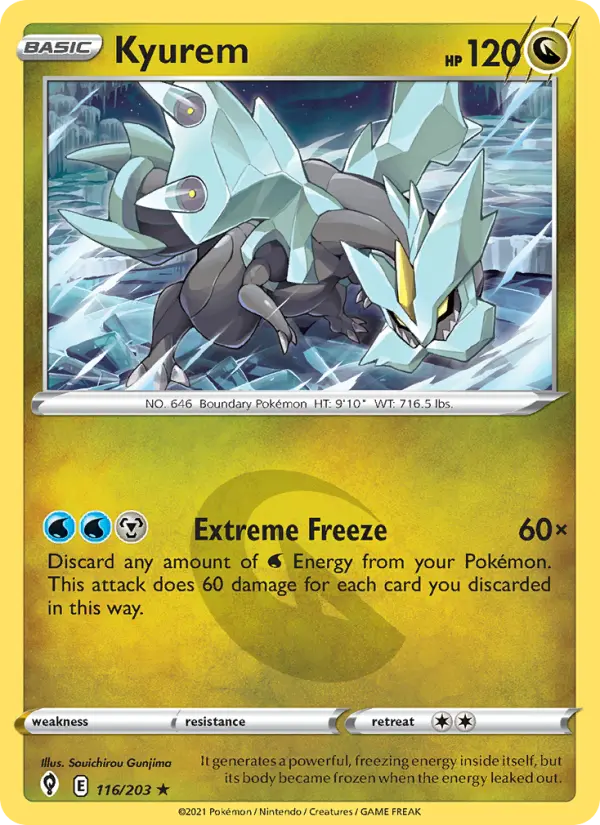 Kyurem - Evolving Skies Pokemon Card