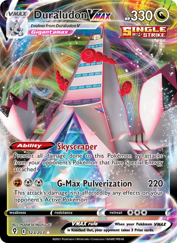 Duraludon VMAX - Evolving Skies Pokemon Card