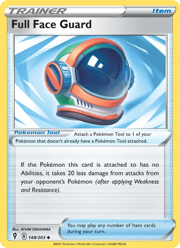 Full Face Guard - Evolving Skies Pokemon Card
