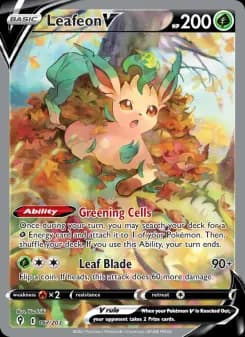 Leafeon V - Evolving Skies
