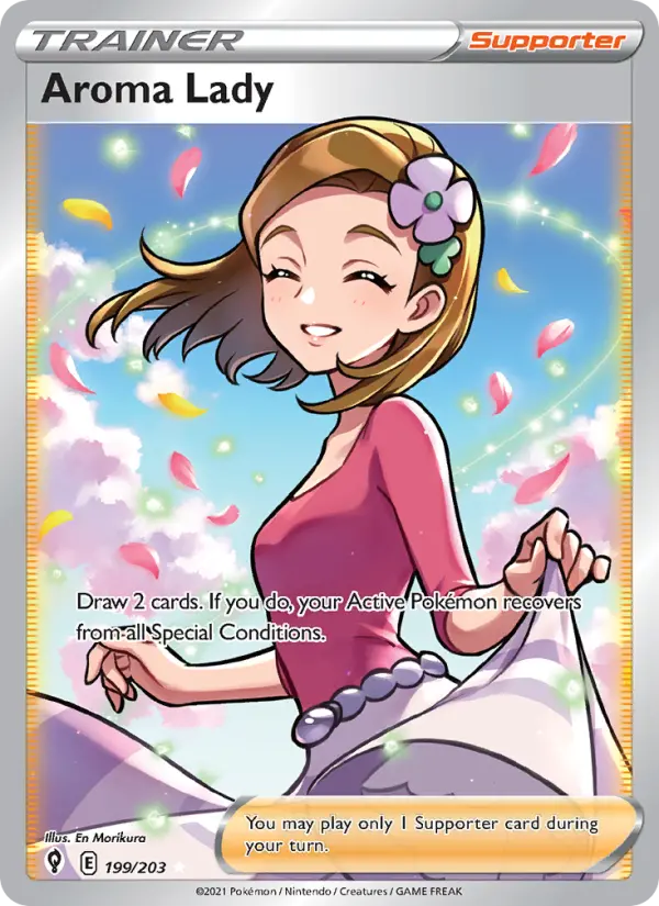Aroma Lady - Evolving Skies Pokemon Card
