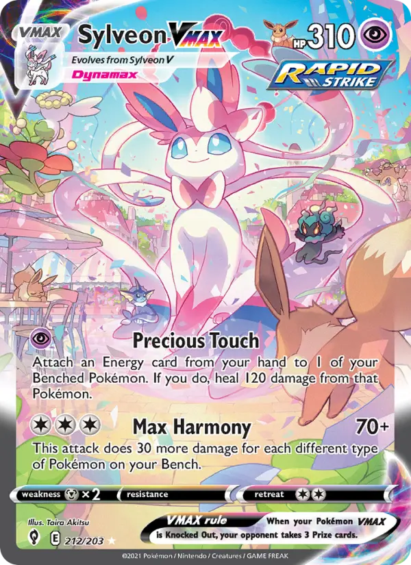 Sylveon VMAX - Evolving Skies Pokemon Card