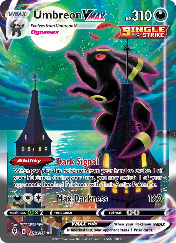 Umbreon VMAX - Evolving Skies Pokemon Card
