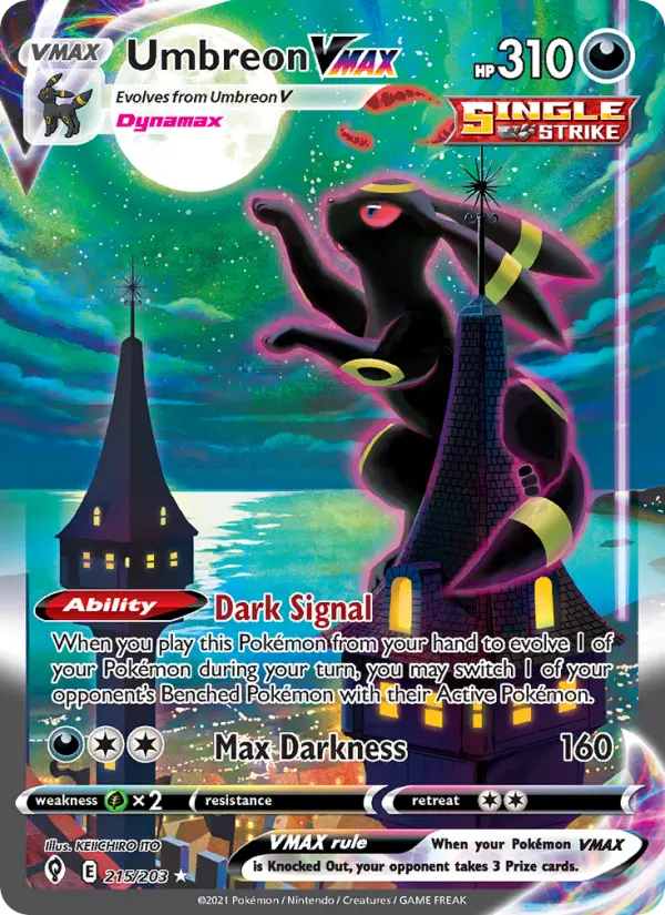 Umbreon VMAX - Evolving Skies Pokemon Card