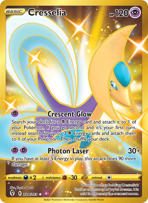 Cresselia - Evolving Skies Pokemon Card