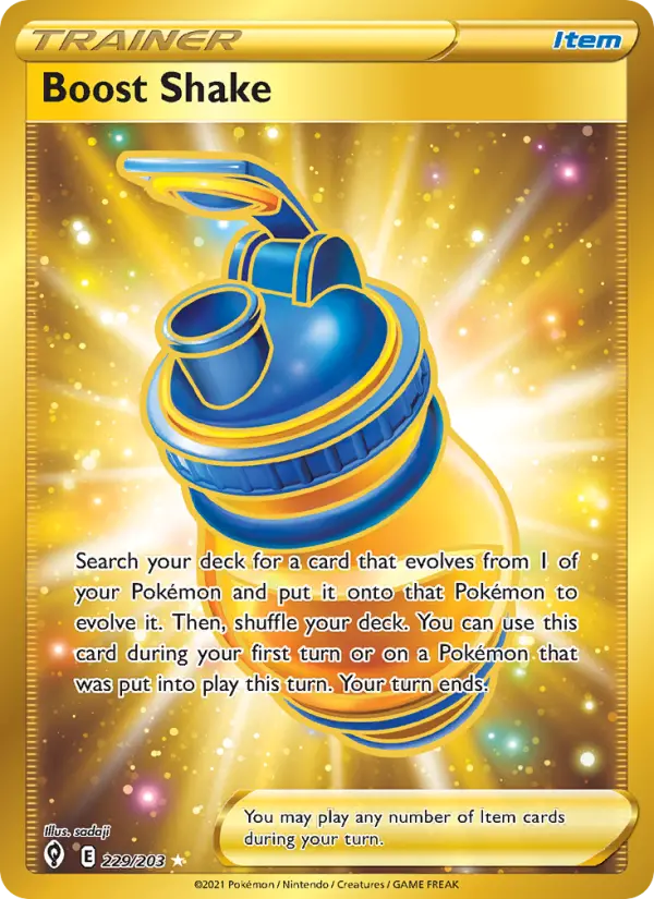 Boost Shake - Evolving Skies Pokemon Card