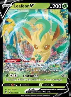 Leafeon V - Evolving Skies