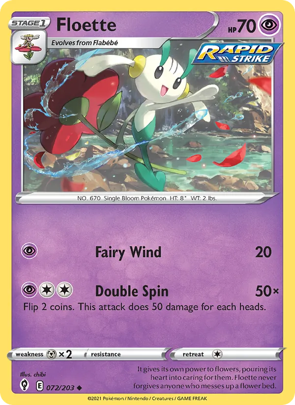 Floette - Evolving Skies Pokemon Card
