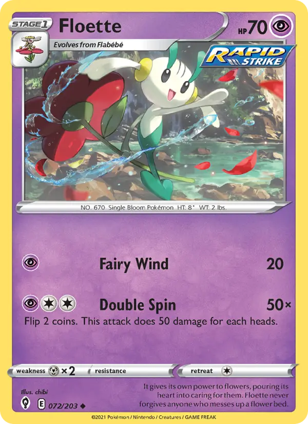Floette - Evolving Skies Pokemon Card