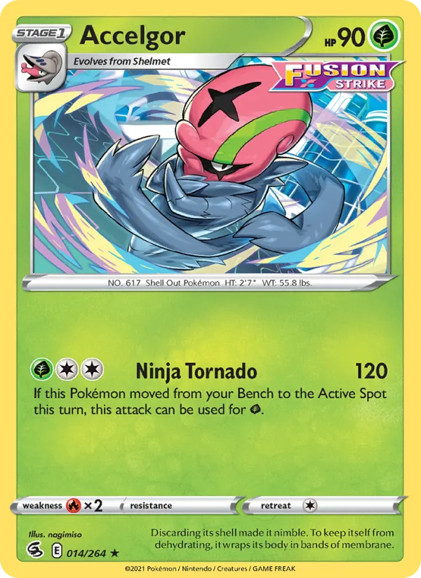 Accelgor - Fusion Strike Pokemon Card