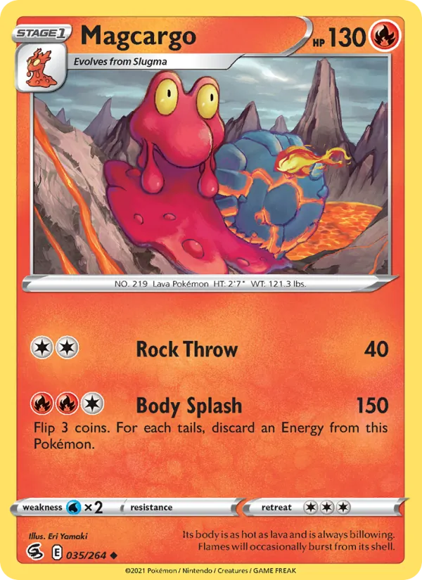 Magcargo - Fusion Strike Pokemon Card