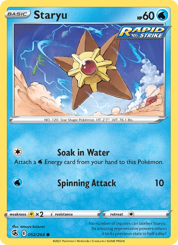 Staryu - Fusion Strike Pokemon Card