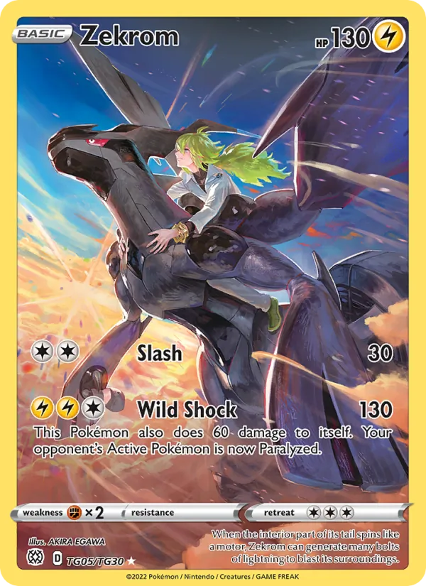 Zekrom - Brilliant Stars Pokemon Card