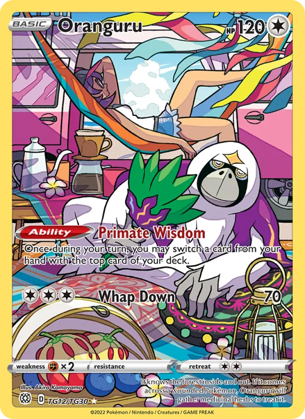 Oranguru - Brilliant Stars Pokemon Card