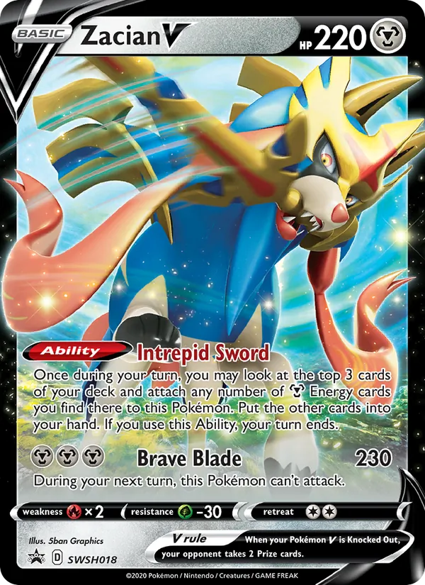 Zacian V - SWSH Black Star Promos Pokemon Card