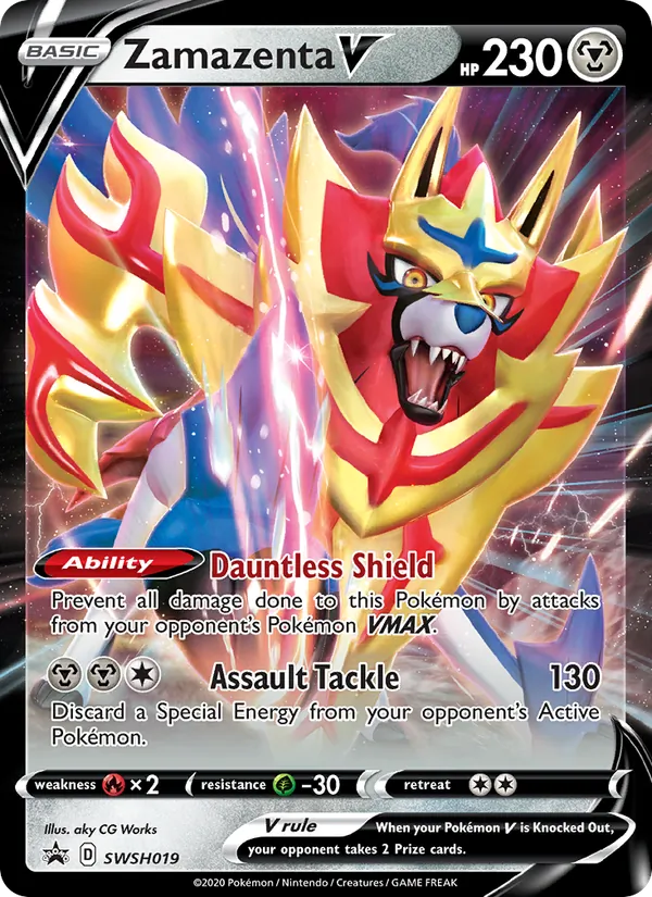 Zamazenta V - SWSH Black Star Promos Pokemon Card