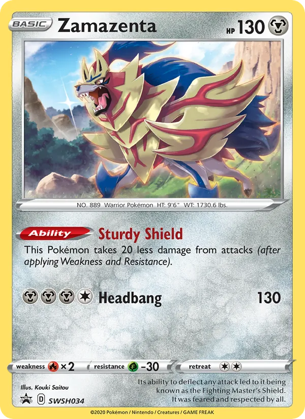 Zamazenta - SWSH Black Star Promos Pokemon Card