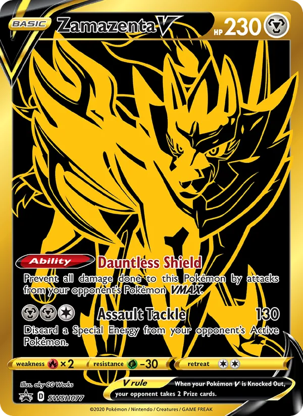 Zamazenta V - SWSH Black Star Promos Pokemon Card