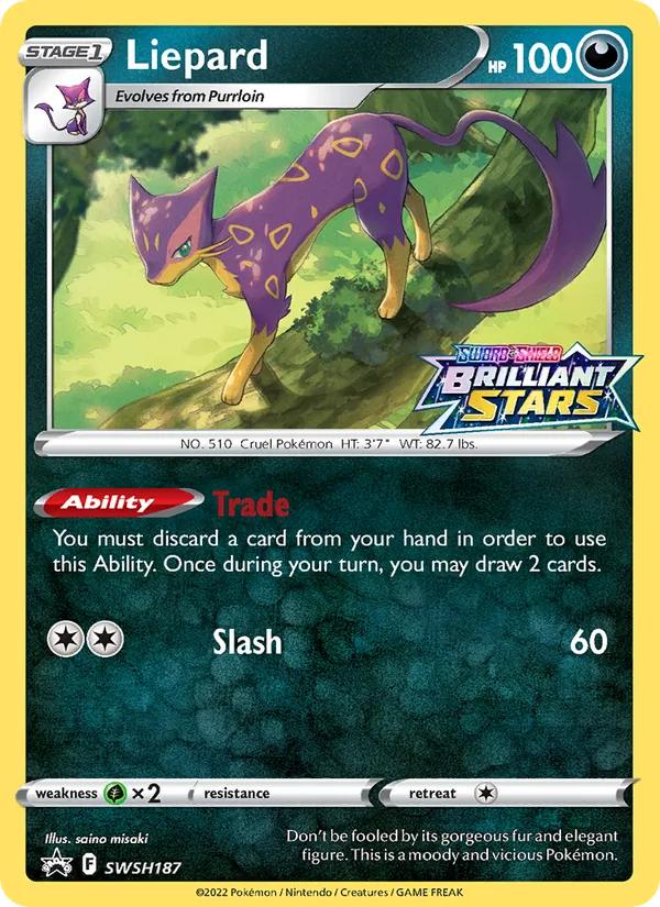 Liepard - SWSH Black Star Promos Pokemon Card