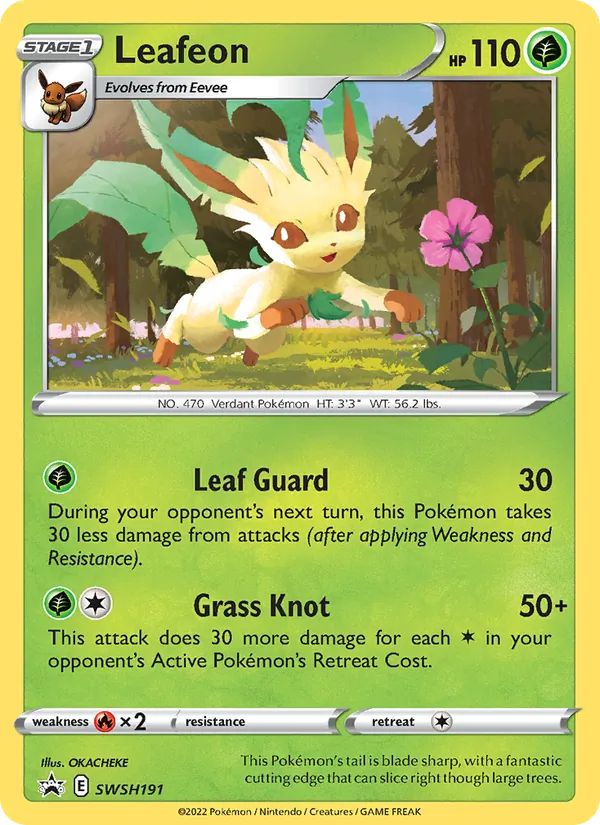 Leafeon - SWSH Black Star Promos Pokemon Card