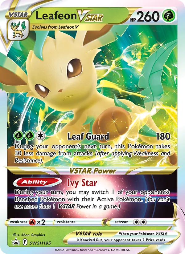 Leafeon VSTAR - SWSH Black Star Promos Pokemon Card