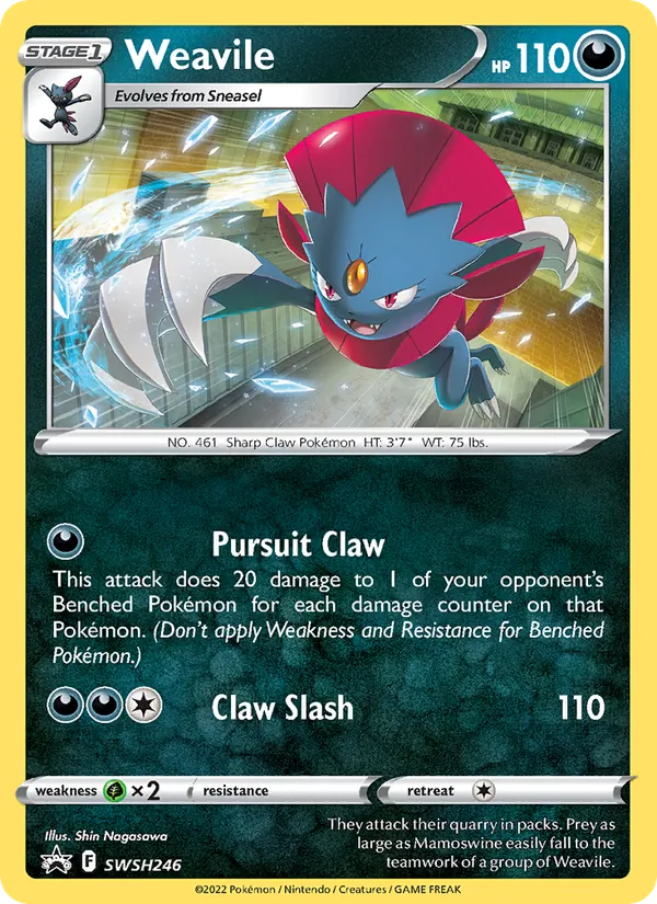 Weavile - SWSH Black Star Promos Pokemon Card