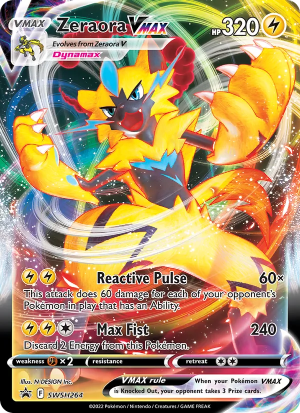 Zeraora VMAX - SWSH Black Star Promos Pokemon Card