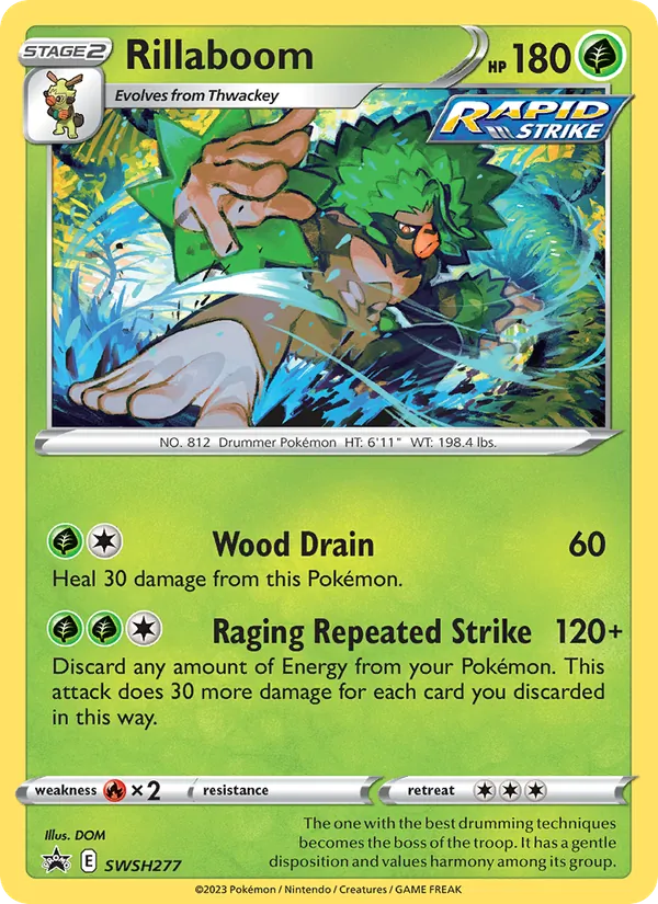 Rillaboom - SWSH Black Star Promos Pokemon Card